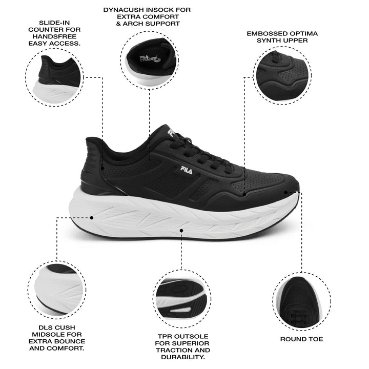 Fila Unisex Black Tammer Shoes