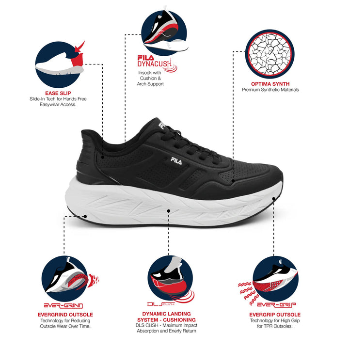 Fila Unisex Black Tammer Shoes