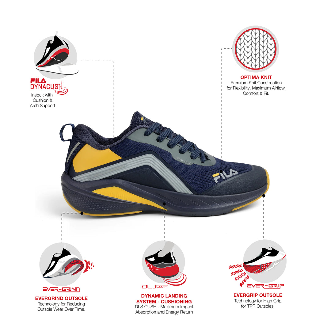 Fila Men Navy Cazer Shoes