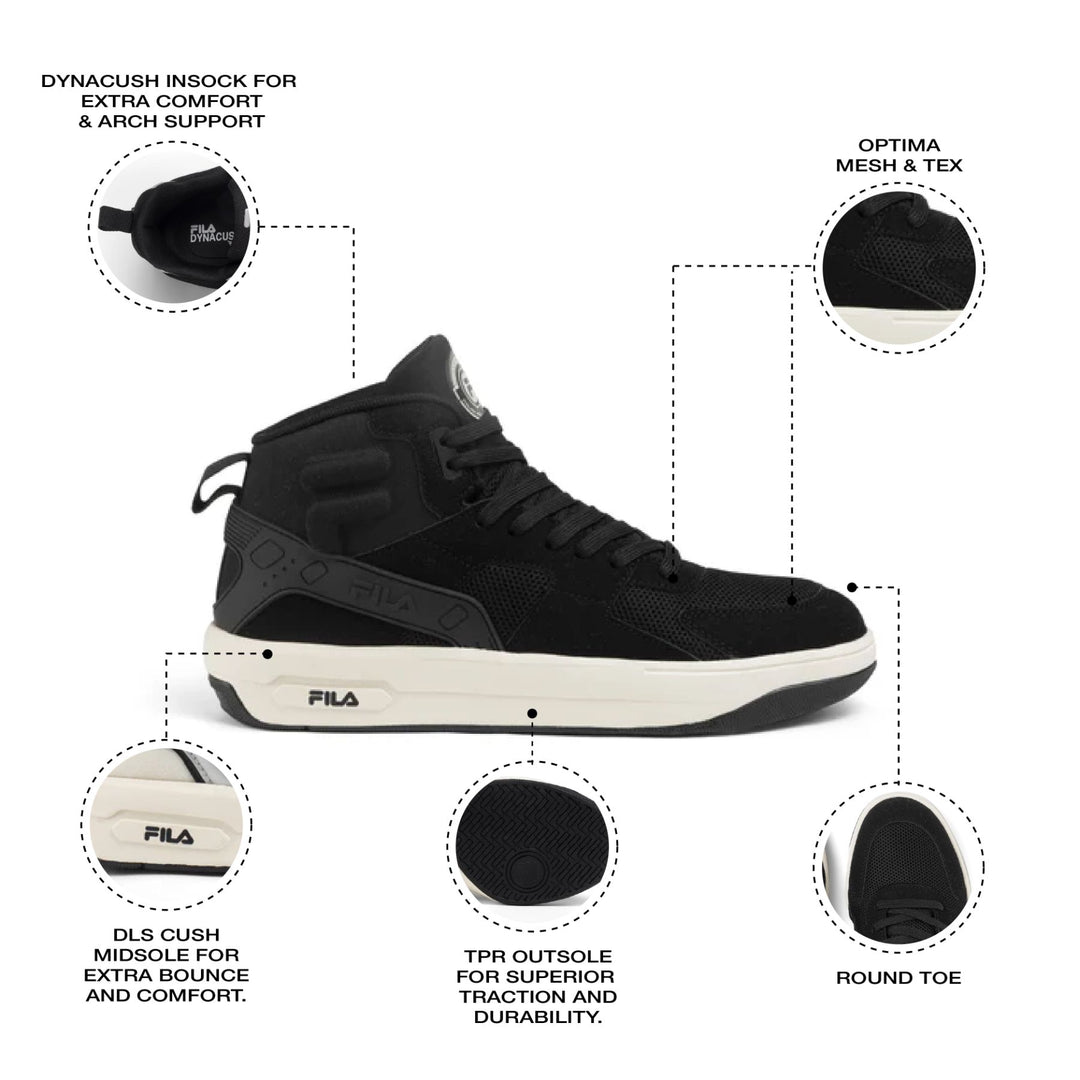Fila Men Black Rovar Shoes