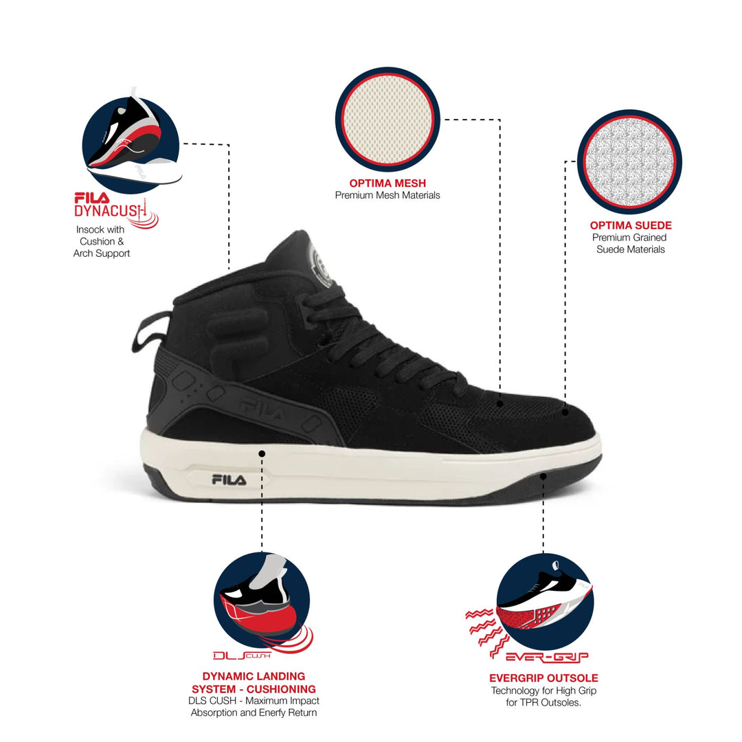 Fila Men Black Rovar Shoes