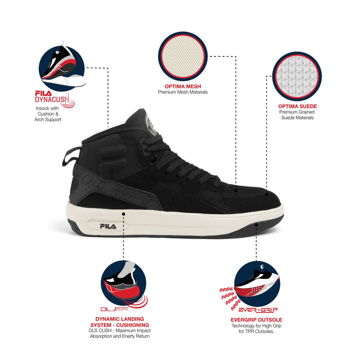 Fila Men Black Rovar Shoes