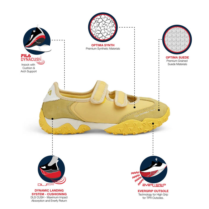 Fila Women Yellow Anna Shoes