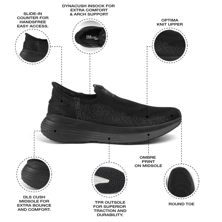 Fila Men Black Milo Shoes