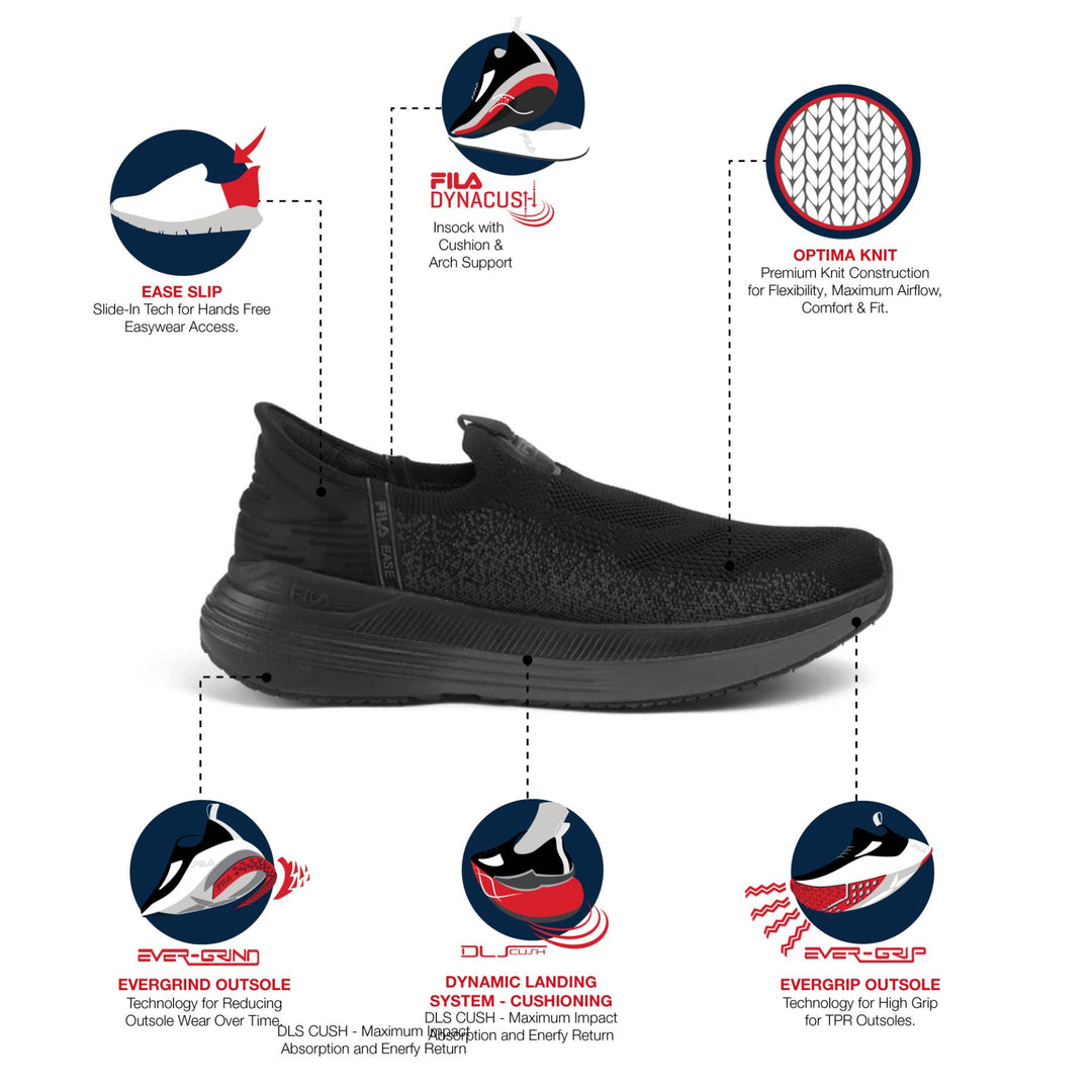 Fila Men Black Milo Shoes