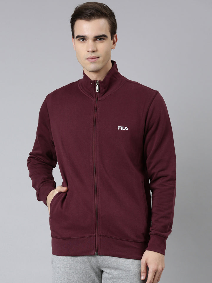 Fila White Splash Men's Sweat Shirt