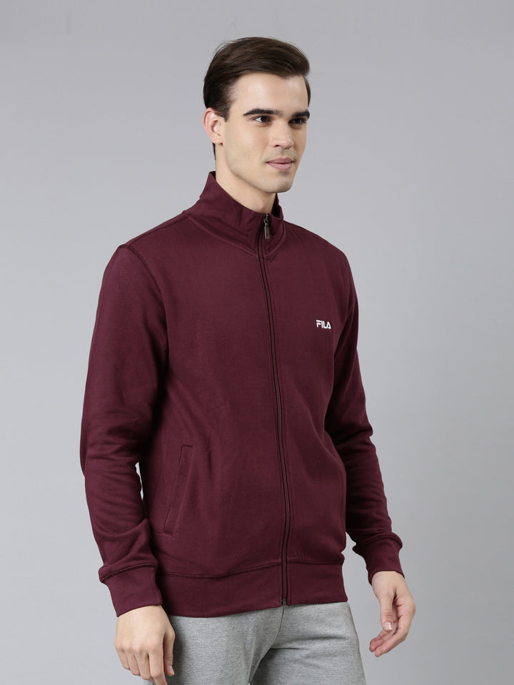 Fila White Splash Men's Sweat Shirt