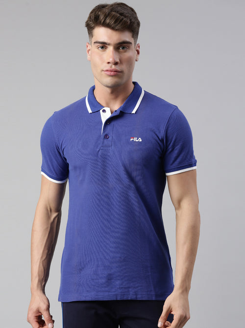 Fila Red Kroos Men's Solid Polos