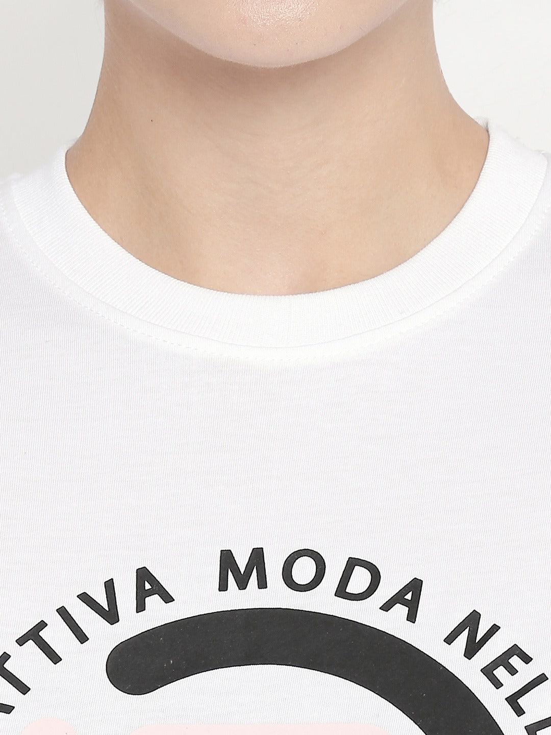 Fila White Flore Women's Graphic T-Shirt