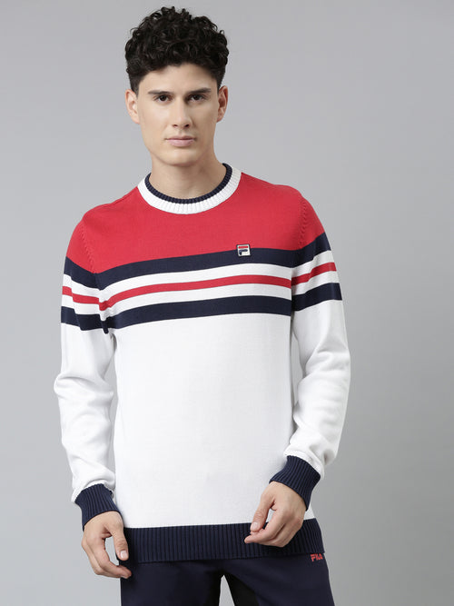 Fila White Siro Men's Cardigans
