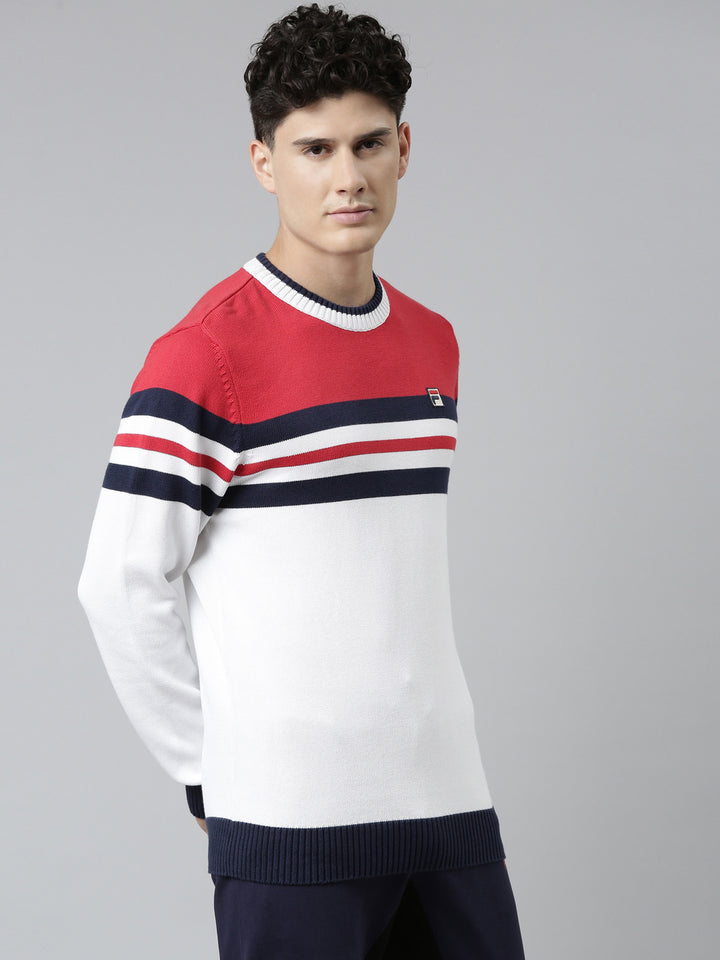 Fila White Siro Men's Cardigans
