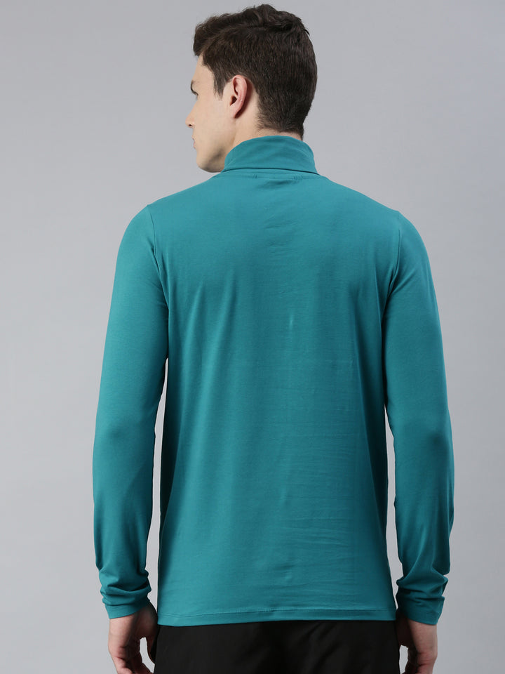Fila White 19Th Roll Neck Men's Basic T-Shirt