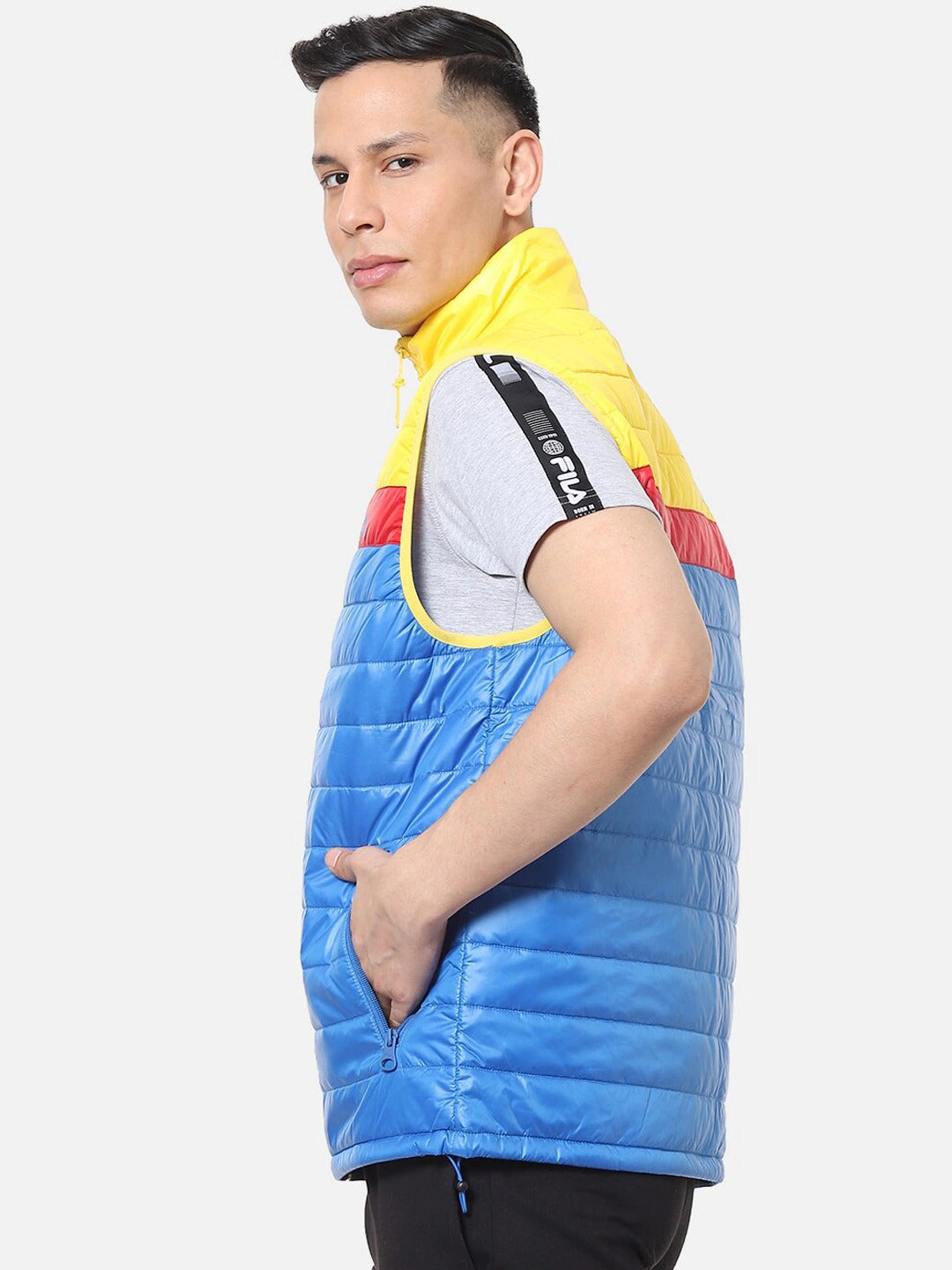 Fila Grey Tri Men's Gillet Jacket