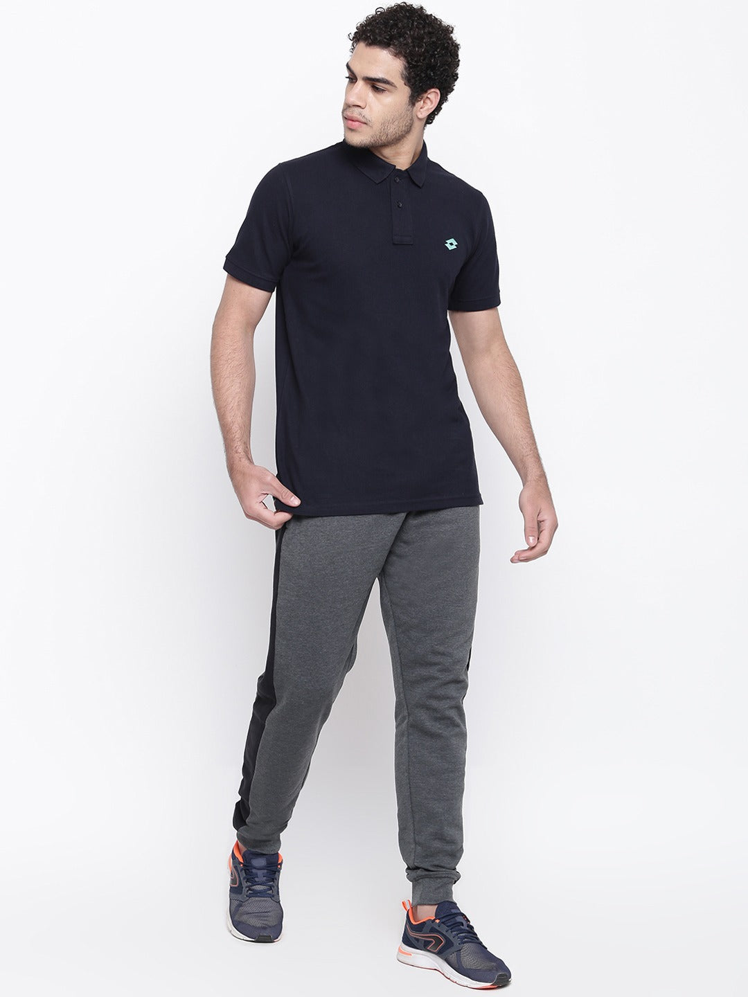 Fila White Baxter Men's Cuffed Jogger