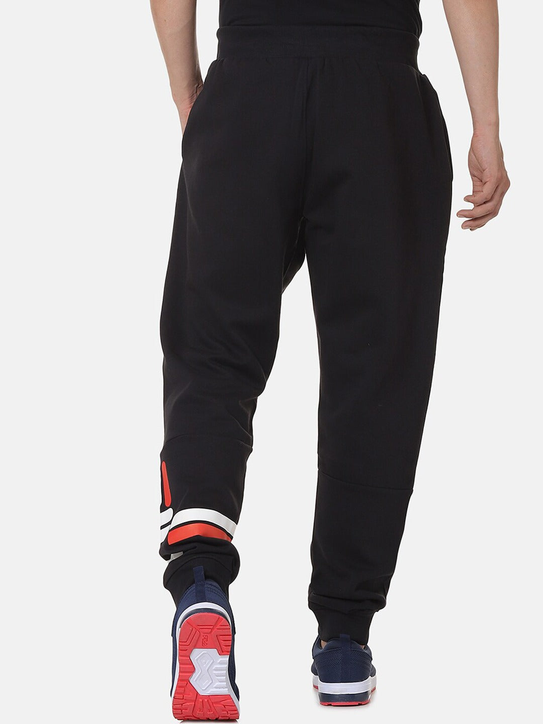 Fila White Brannon Men's Cuffed Jogger