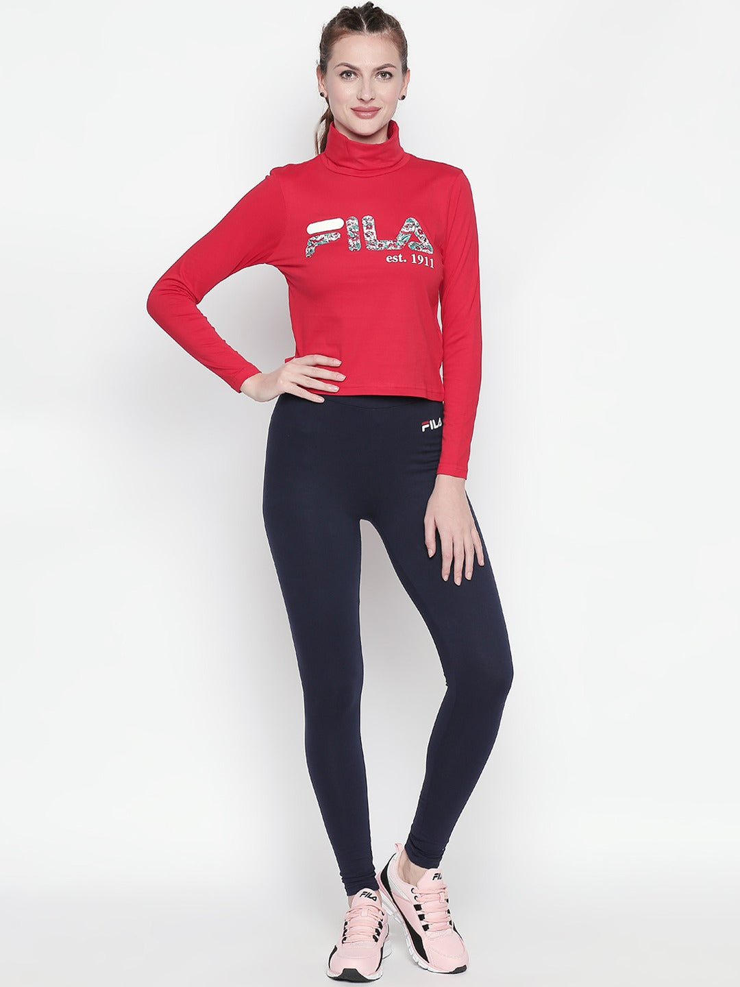 Fila Grey Trinity Women's Crop Top