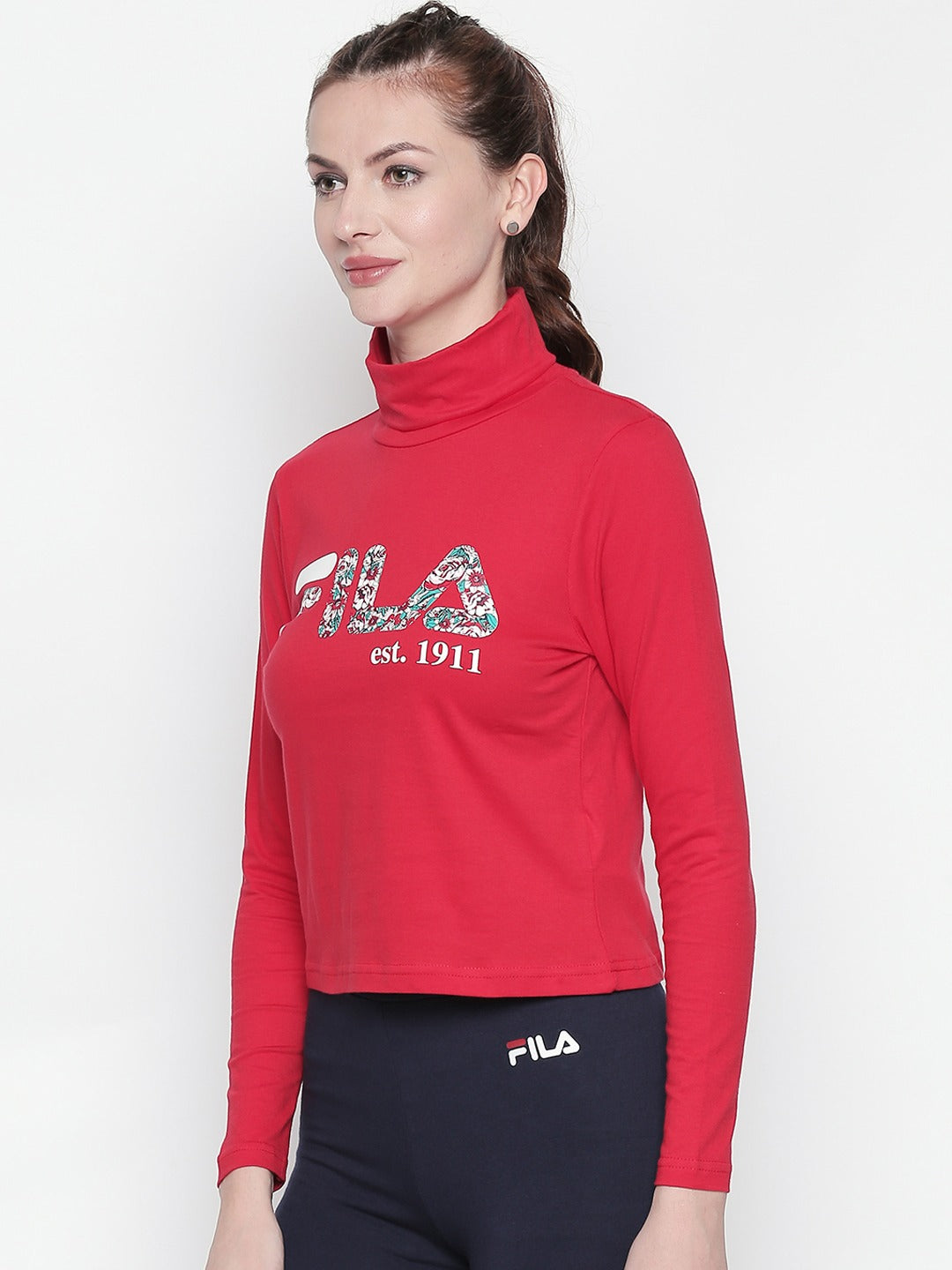 Fila Grey Trinity Women's Crop Top