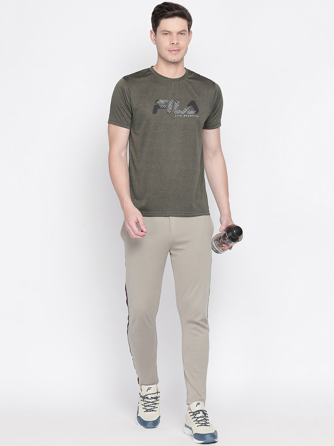 Fila White Bice Men's Graphic T-Shirt
