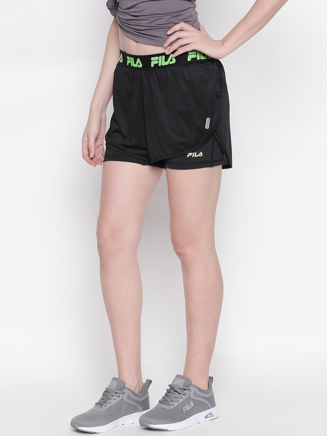 Fila Black Jina Women's Layer Short