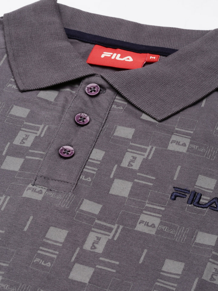 Fila Peacoat Cosma Men's All Over Print Polos