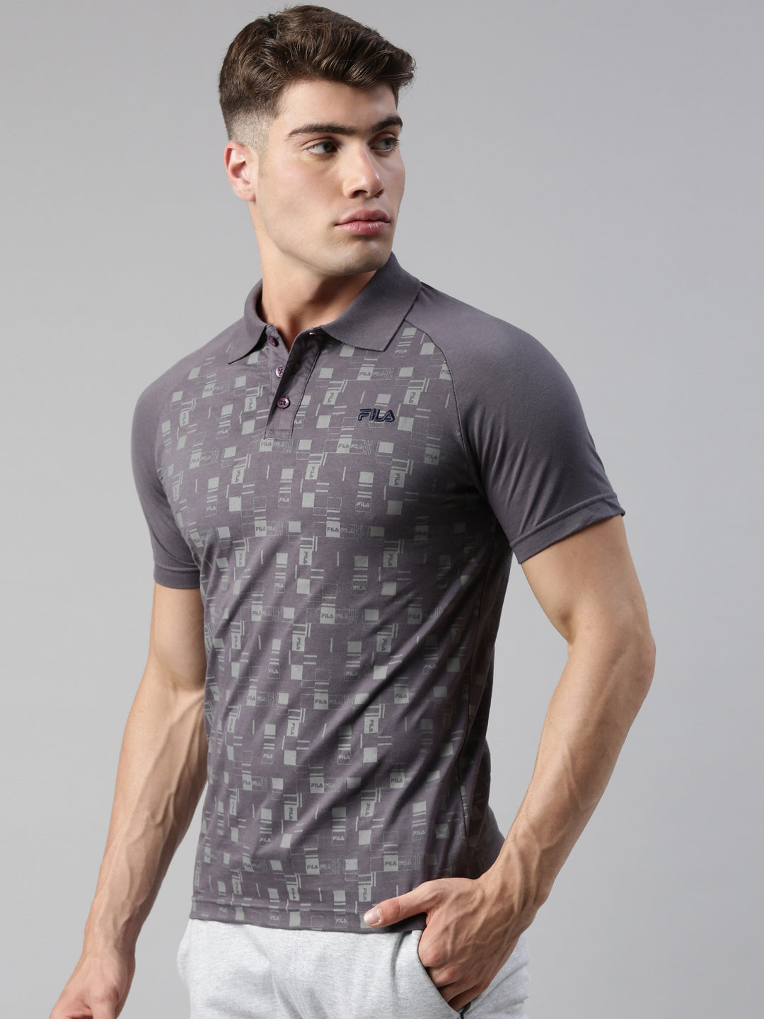 Fila Peacoat Cosma Men's All Over Print Polos