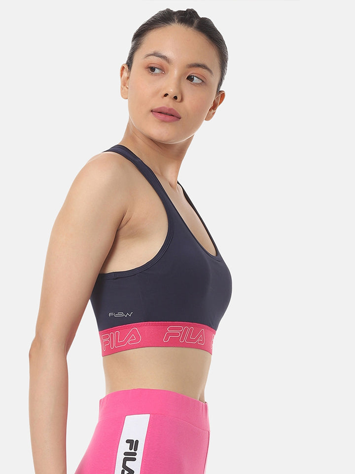Fila White Rosa Women's Sports Bra