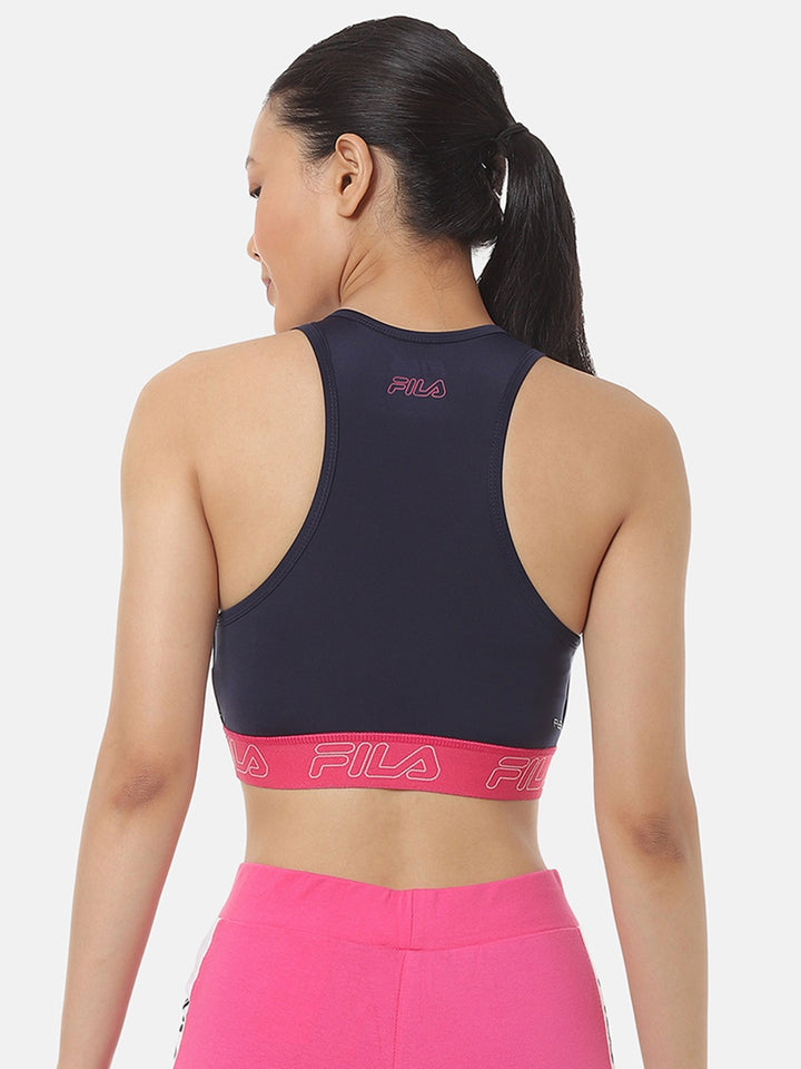 Fila White Rosa Women's Sports Bra