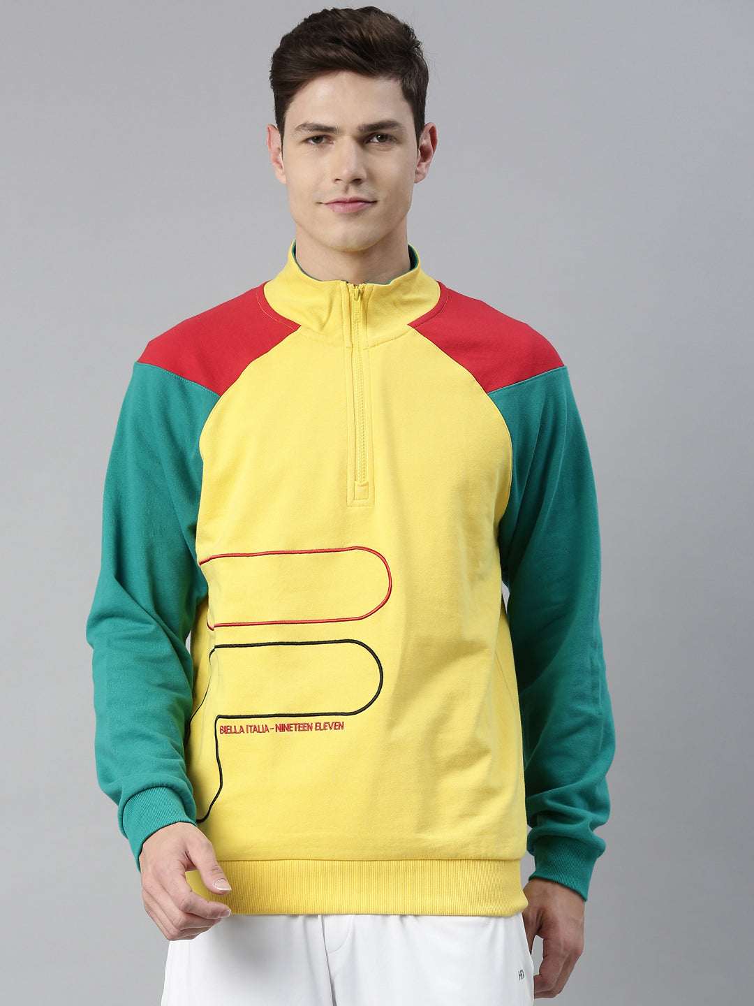 Fila White Fenwick Men's Track Jacket