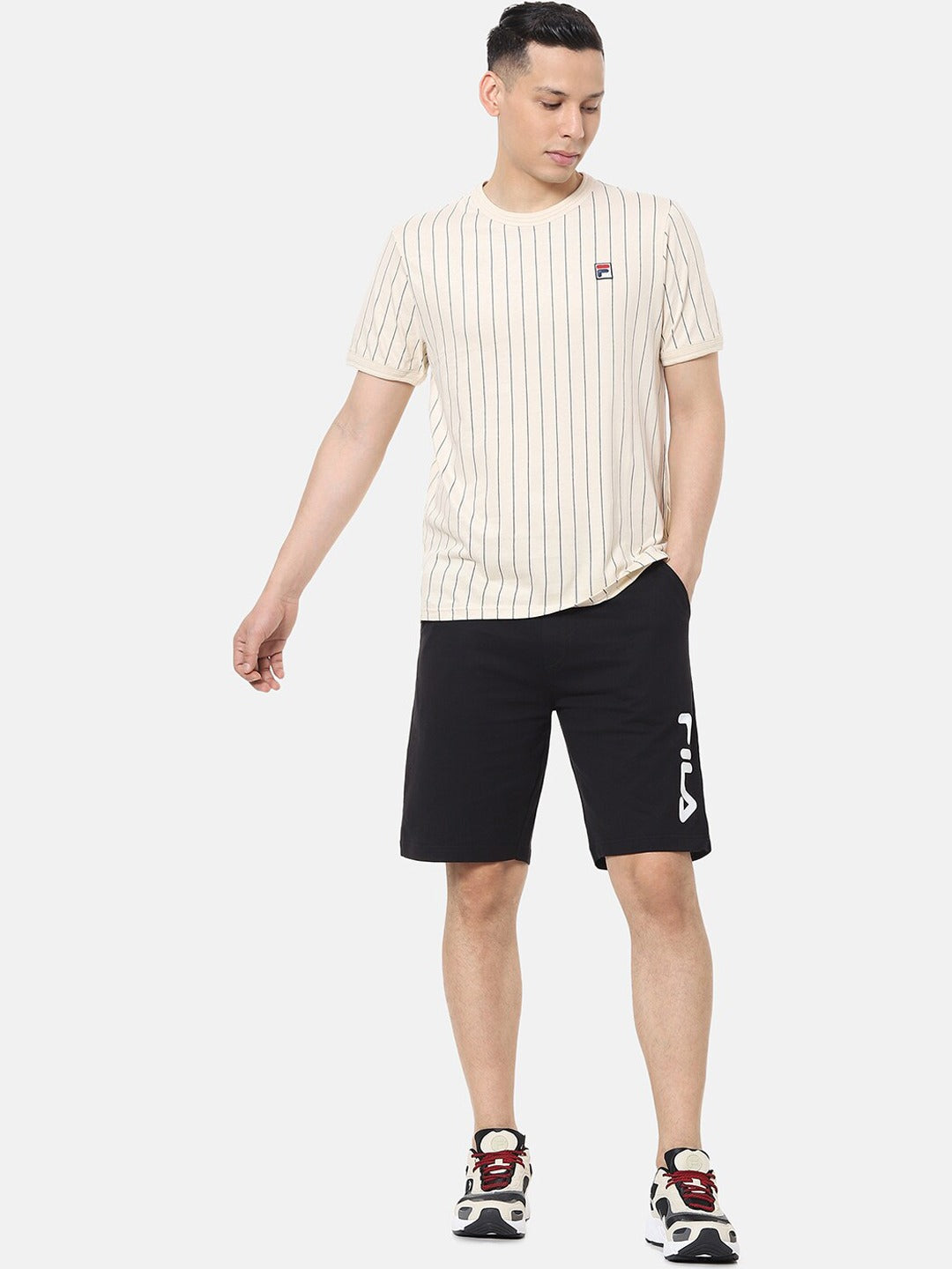 Fila Black Guilo Men's Graphic T-Shirt