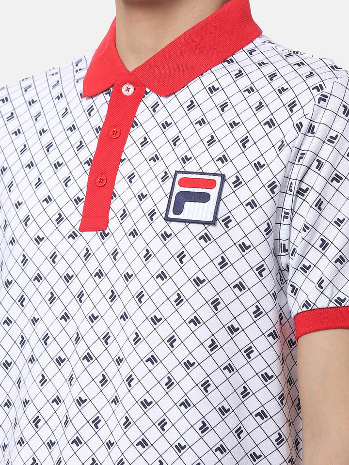 Fila Black Justus Men's Graphic Polo