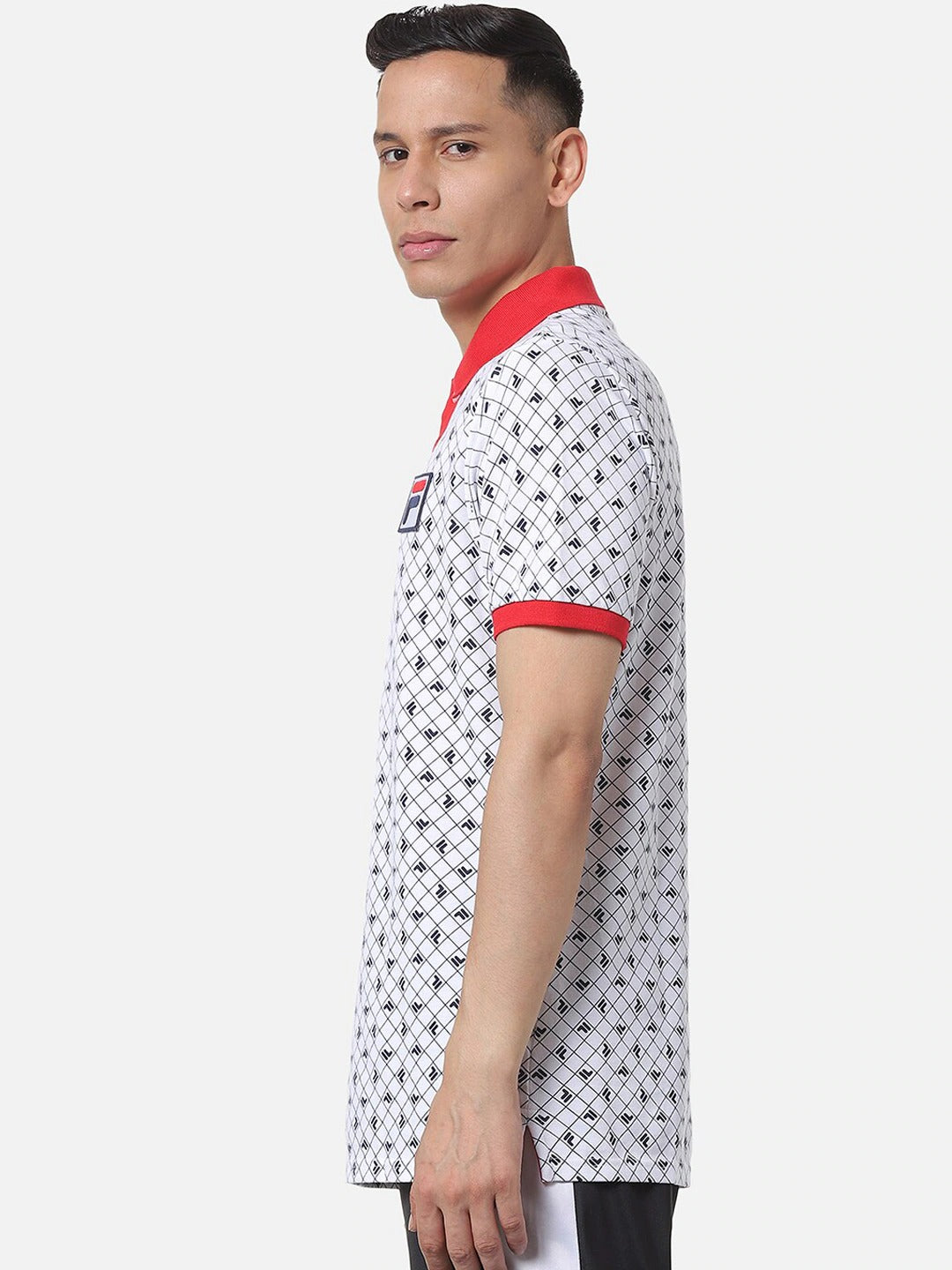 Fila Black Justus Men's Graphic Polo