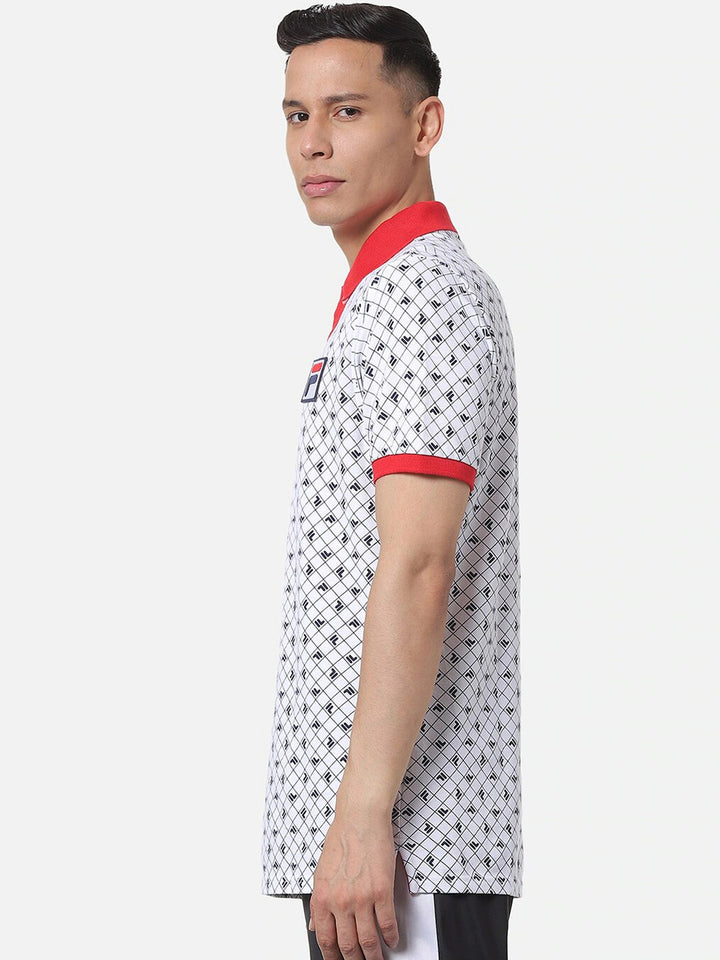 Fila Black Justus Men's Graphic Polo