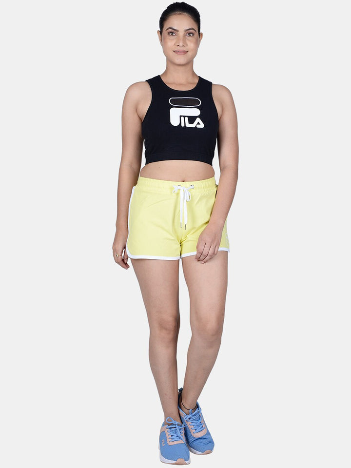 Fila Black Sonia Women's Logo Shorts