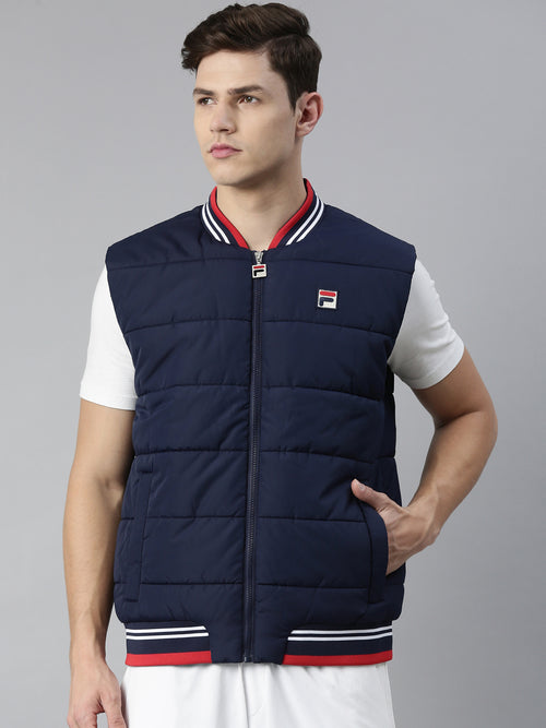 Fila White Sonny Men's Gillet Jacket