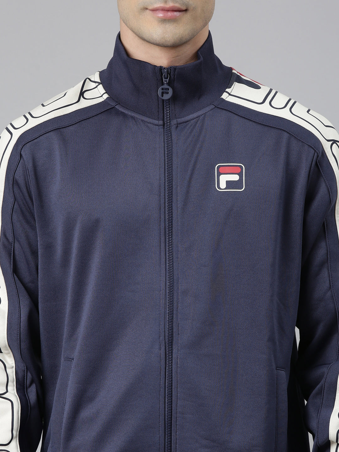 Fila Black Gatlin Men's High Neck Jacket