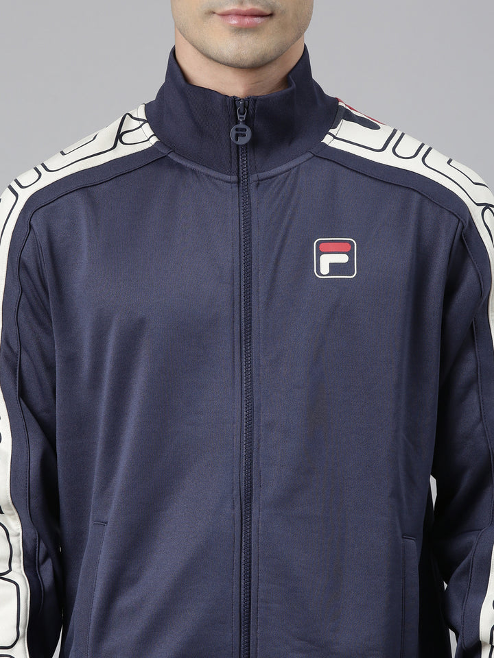 Fila Black Gatlin Men's High Neck Jacket