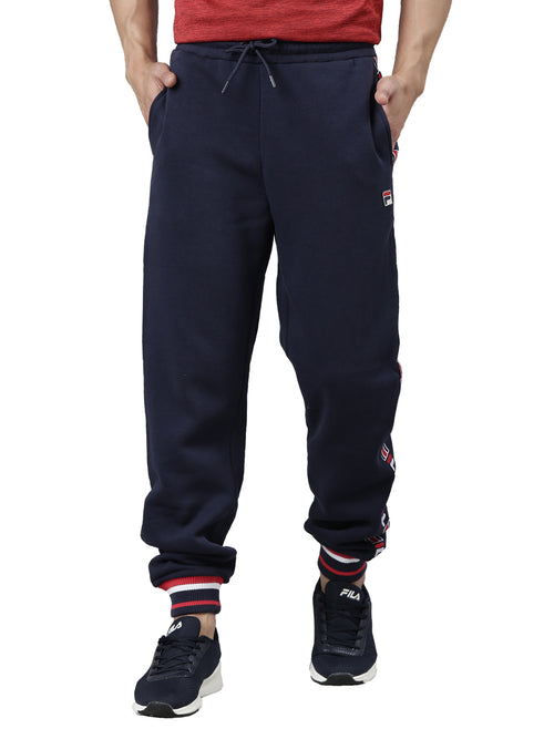 Fila Black Danube Men's Cuffed Joggers