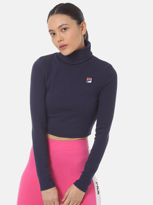 Fila Black Tapi Women's Crop Top