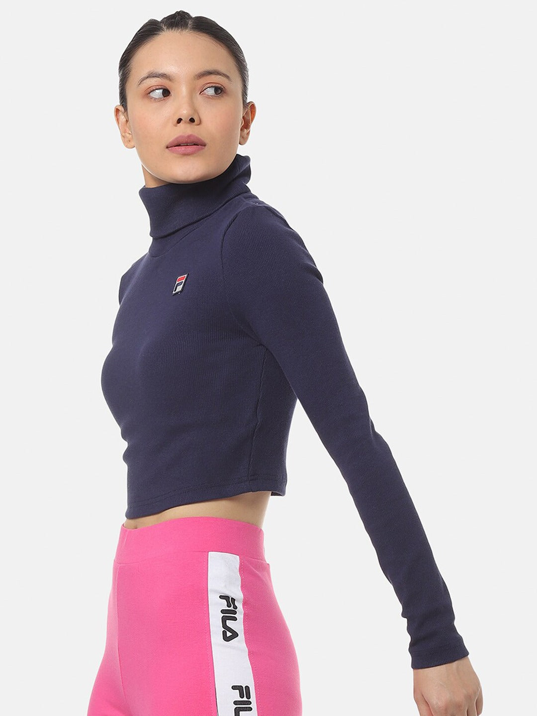 Fila Black Tapi Women's Crop Top