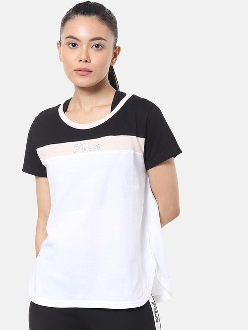 Fila Black Juanita Women's Cut and Sew T-Shirt