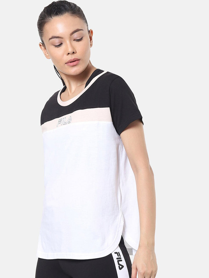Fila Black Juanita Women's Cut and Sew T-Shirt