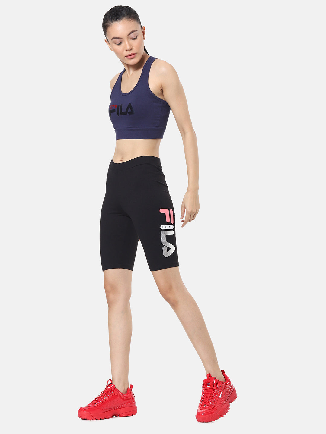 Fila White Kelsi Women's Shorts