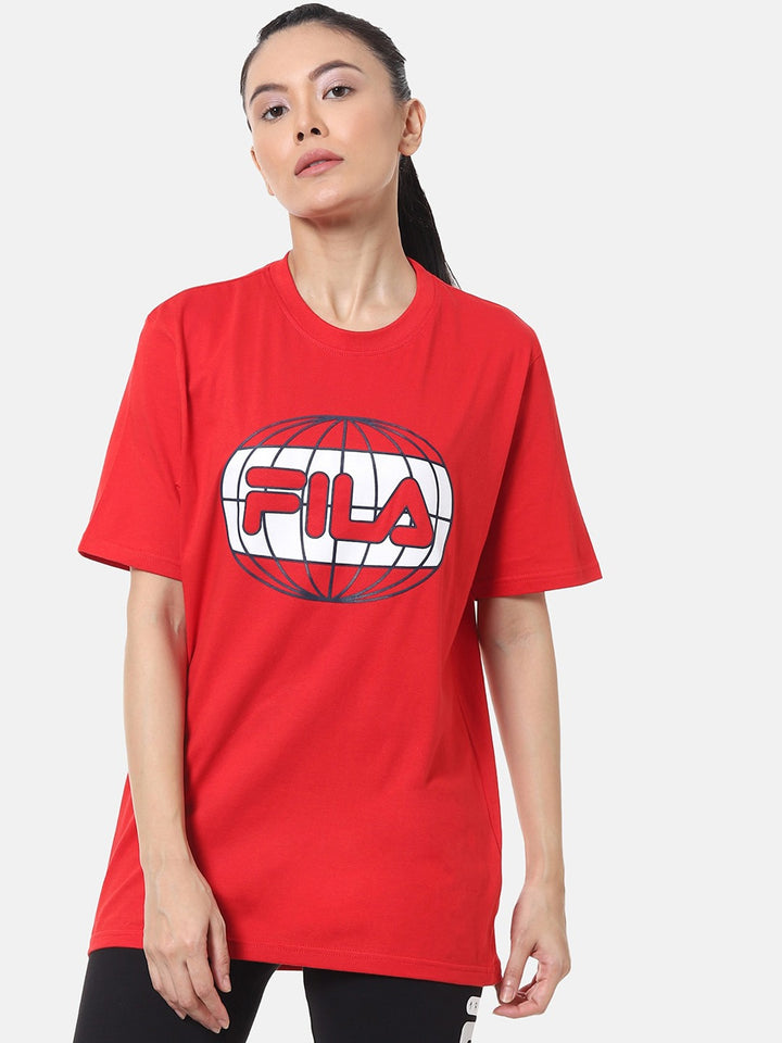 Fila Black Laveer Women's Graphic T-Shirt