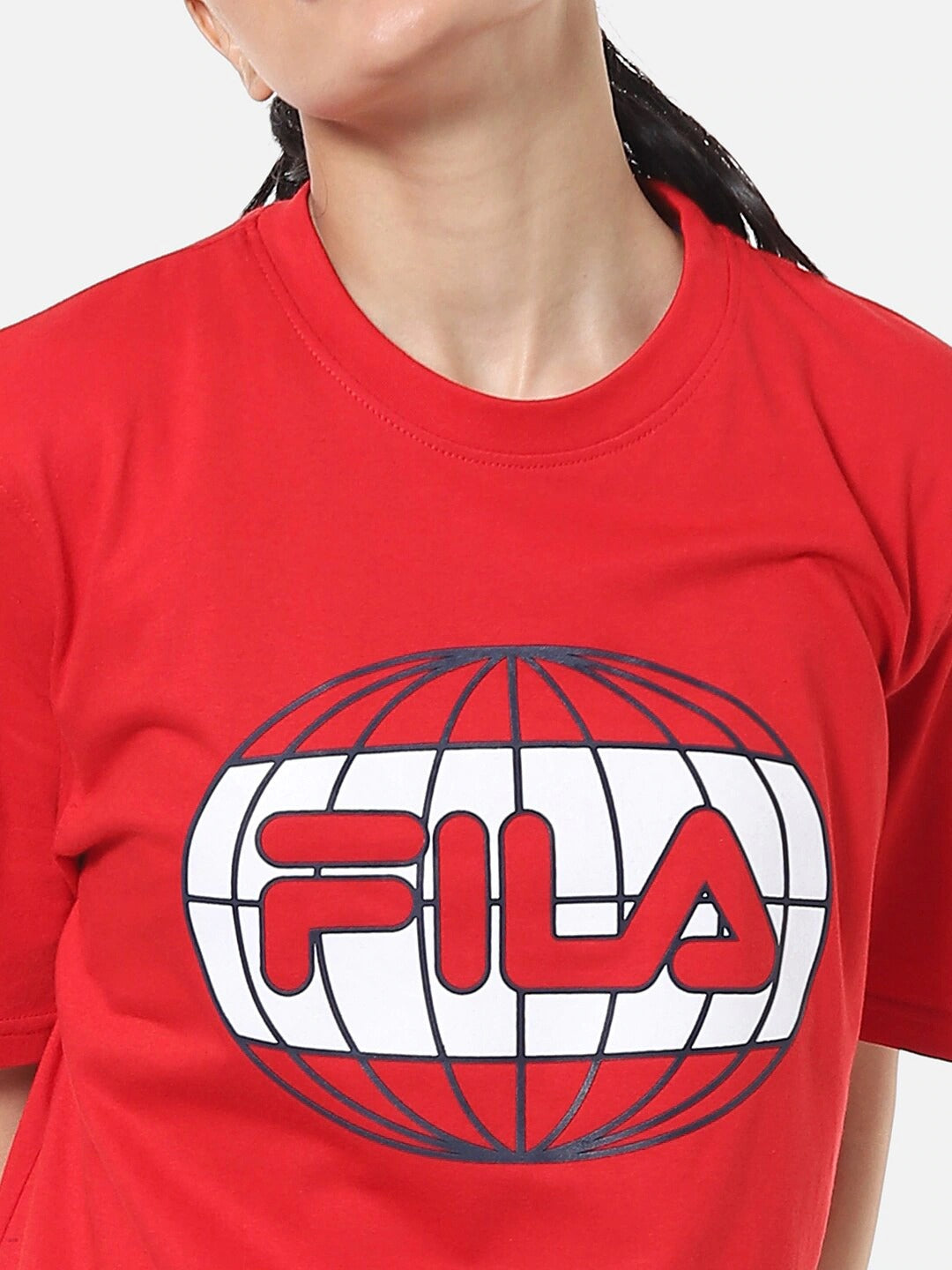 Fila Black Laveer Women's Graphic T-Shirt