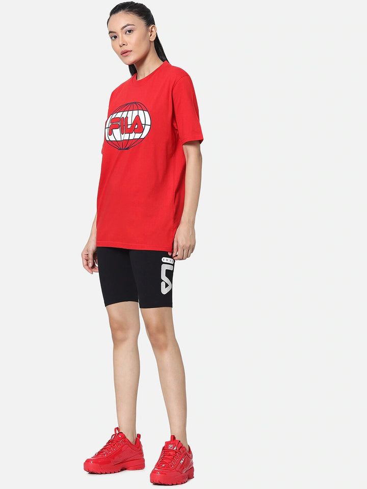 Fila Black Laveer Women's Graphic T-Shirt