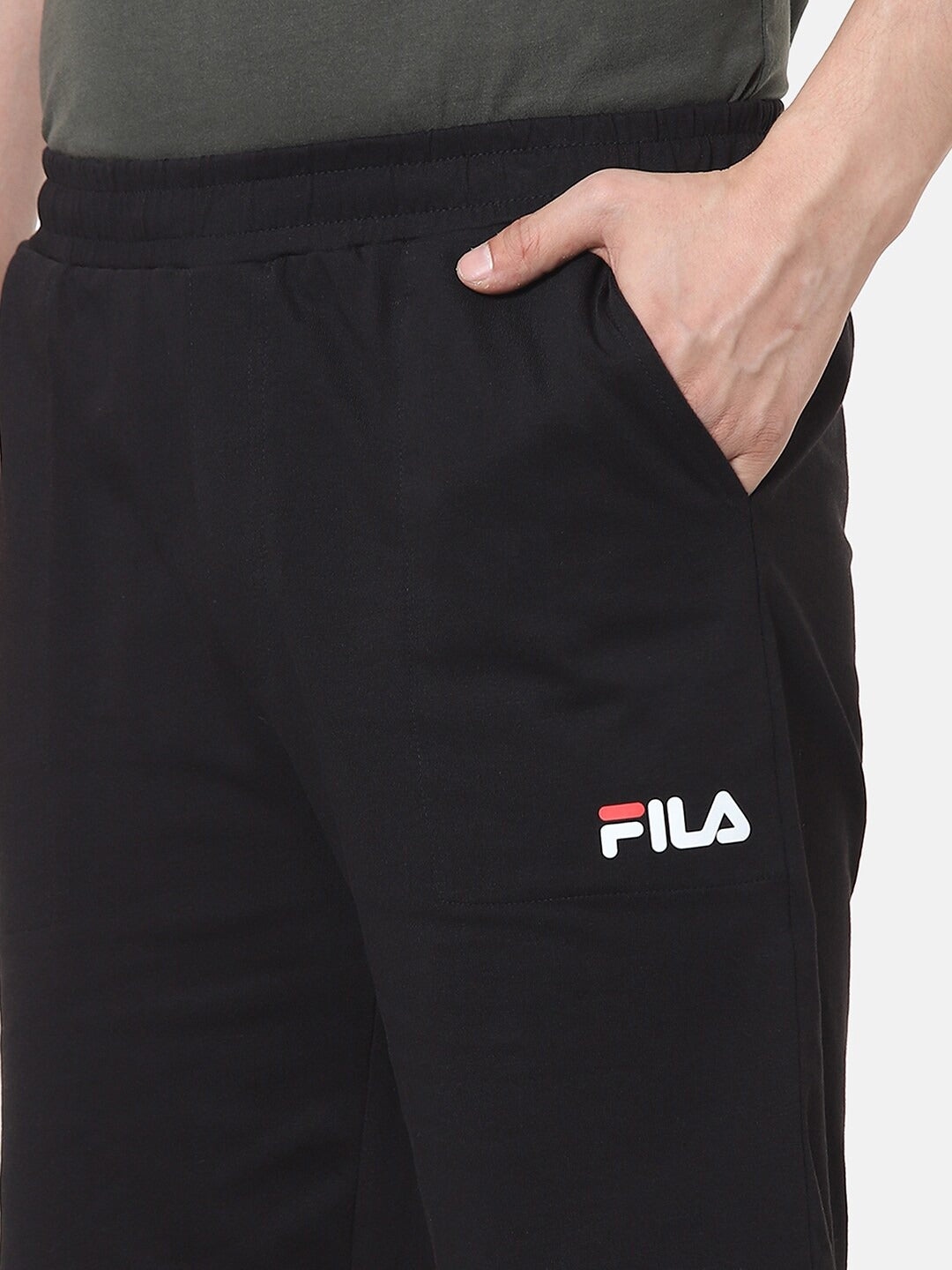 Fila Grey Ryde Men's Logo Shorts