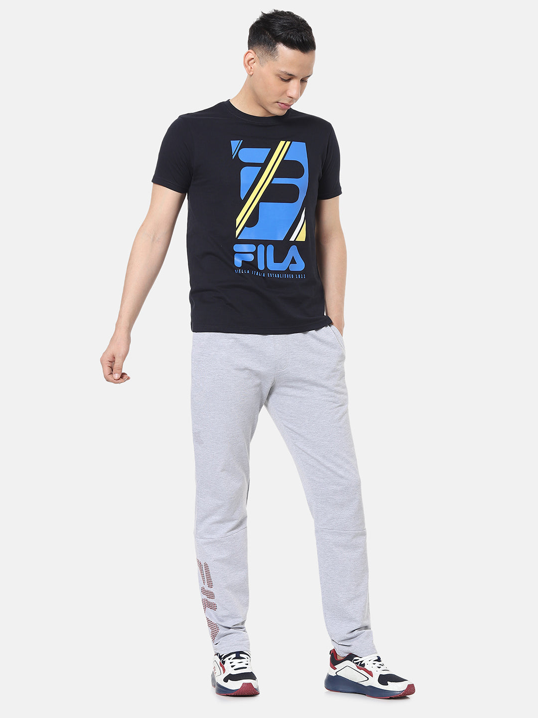 Fila Grey Simon Men's Logo Pant