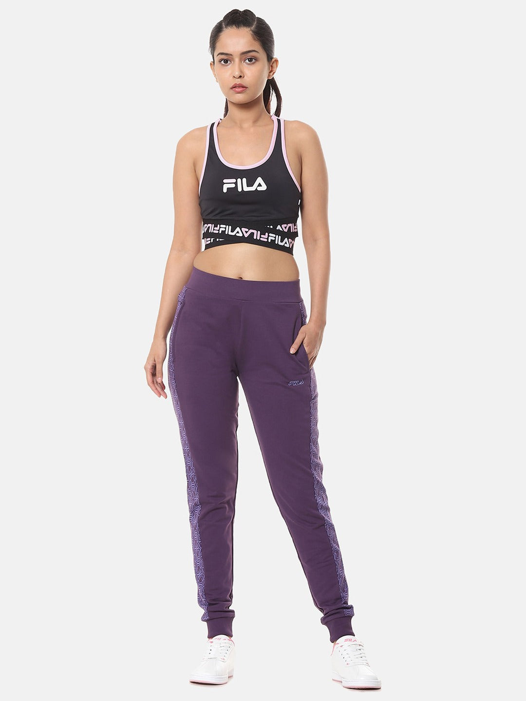 Fila Black Anastasia Women's Cuffed Jogger