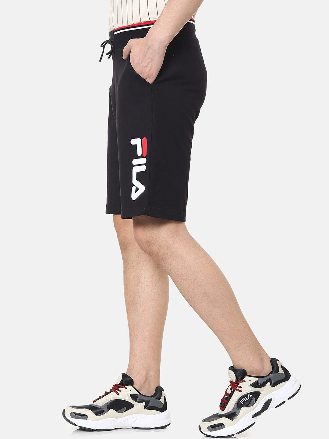 Fila Grey Aren Men's Logo Shorts
