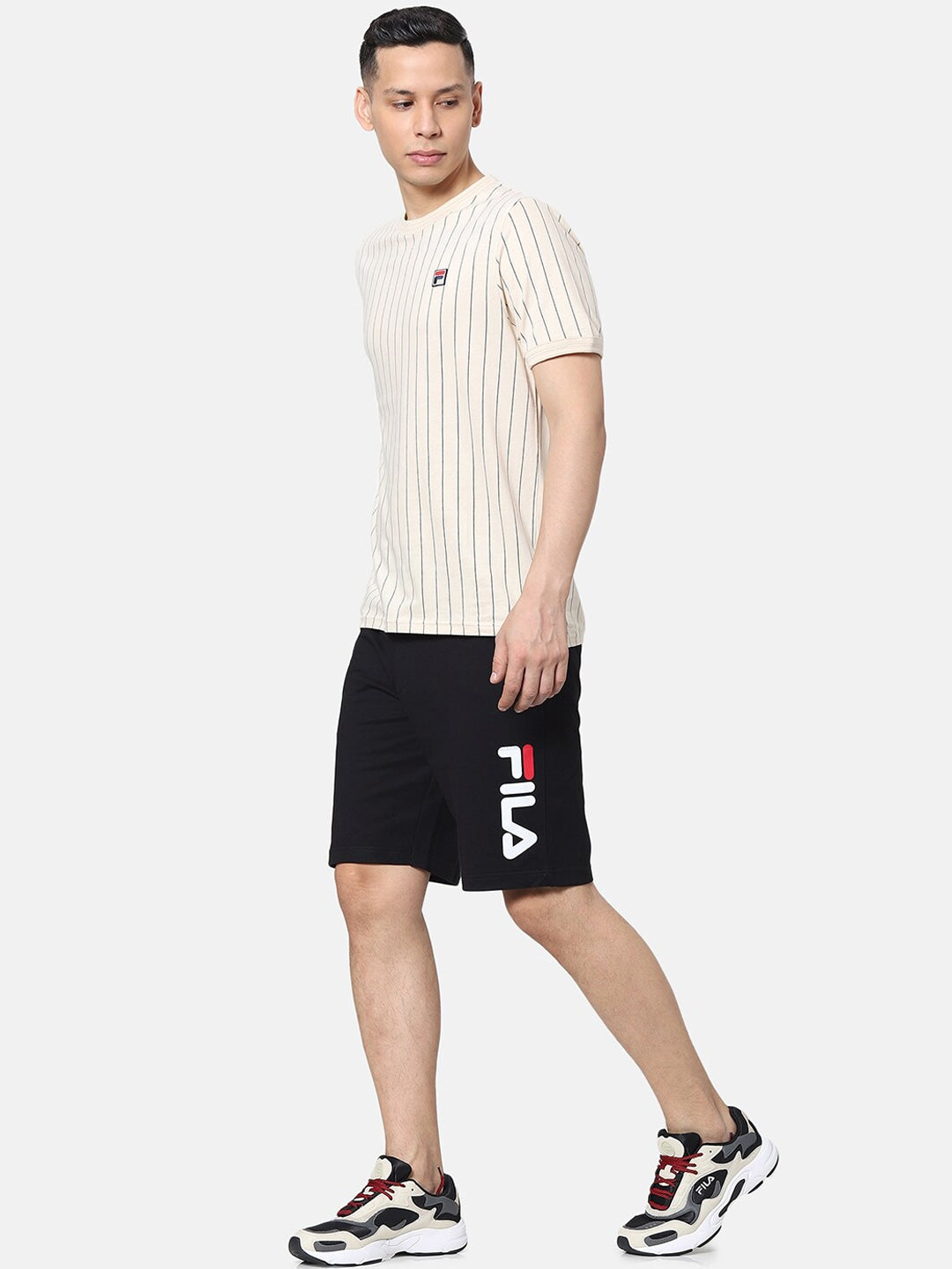 Fila Grey Aren Men's Logo Shorts